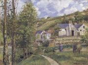 A View of L-Hermitogo,near Pontoise Camille Pissarro